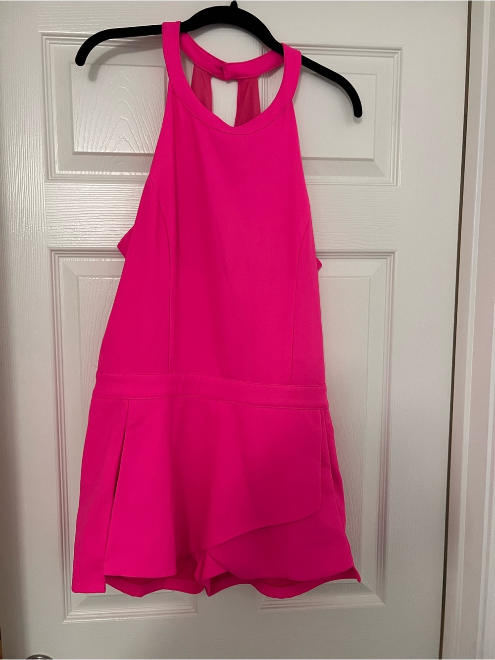 Hot Pink Sleeveless Romper